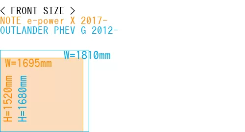 #NOTE e-power X 2017- + OUTLANDER PHEV G 2012-